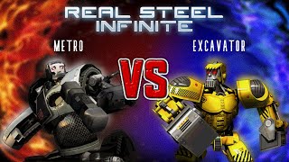 Real Steel Infinite Animation - Metro vs Excavator