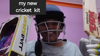 My new cricket kit #cricket #mrf #dsc #kit