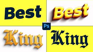 How To Download And Use PSD Text Effect Template In Photoshop