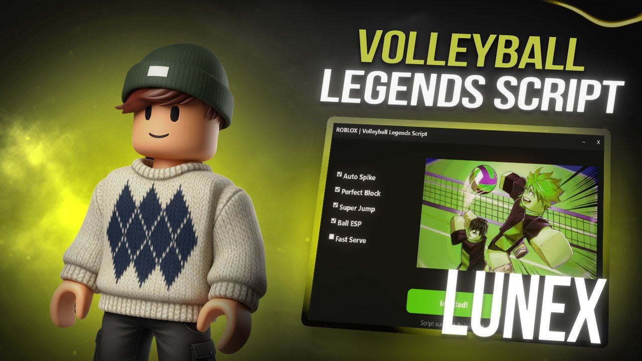 Скрипт для Roblox Volleyball Legends | Хитбокс, ESP, автоматическое столкновение, автоматическое ...