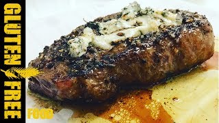 Butter sirloin steak with thyme - gluten free recipe