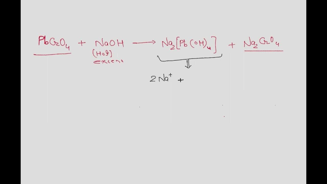 Yellow compound of lead chromate gets dissolved on treatment with hot