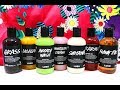 Exclusive Lush Shower Gels Haul + LUSH LABS Preview