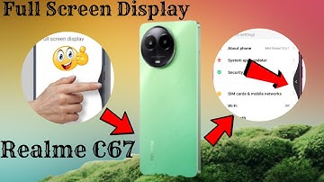 Realme C67 5G Full screen display Settings | Realme C67 5G ko full screen Kaise Kare