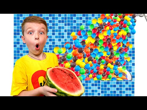 Andi Story for kids about harmful sweets and candies Андрей история про вредные сладости для детей