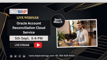 Live webinar of ARCS | Overview of Account Reconciliation - Cloud