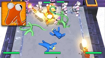 Merge Monster: Rainbow Friends - Walkthrough Gameplay Android Mobile Game (Levels 1-12)