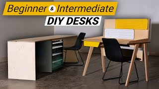 DIY Desks Anyone Can Build - Beginner To Intermediate Woodworking