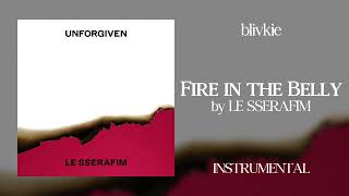 LE SSERAFIM - Fire in the Belly (99% Clean Instrumental) + DL