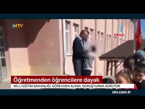 Öğretmenden öğrencilere dayak