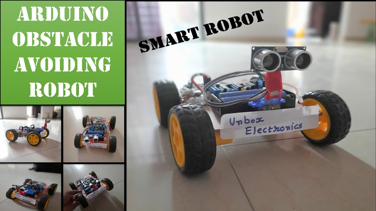 Obstacle avoiding robot using Arduino || How to make #diyprojects # ...