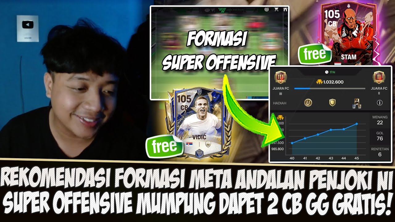 AUTO WIN STREAK!! FORMASI META SUPER OFFENSIVE ANDALAN PENJOKI FC ...