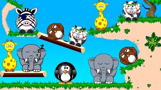 Juegos Para Niños Pequeños - Snoring Elephant Puzzle Niveles Selva y Salvaje - Videos Para Niños screenshot 5