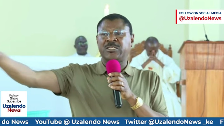 'TUHESHIMIANE' Speaker Wetangula Tells Opposition Leaders On Insults & Spreading Hatred