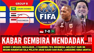 Download Lagu GESER 5 NEGARA!! Ranking FIFA INDONESIA TERBARU USAI TIMNAS VS ARAB HARI INI ~ BERITA PSSI TERBARU MP3