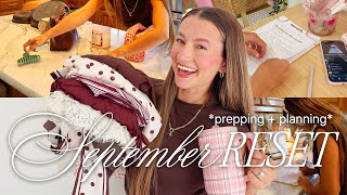 SEPTEMBER RESET ROUTINE *getting my life together + planning* 💻✨💗