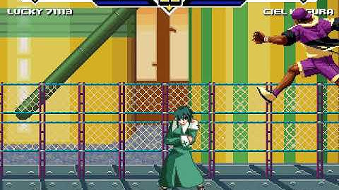 Lucky Glauber vs Ciel Kagura MUGEN BATTLE