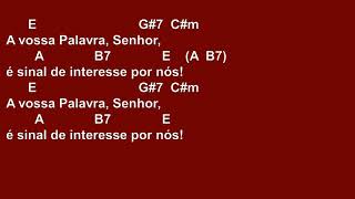 Vídeo de A Vossa Palavra, Senhor