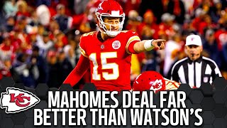 Why Patrick Mahomes Contract CRUSHES Deshaun Watson's!