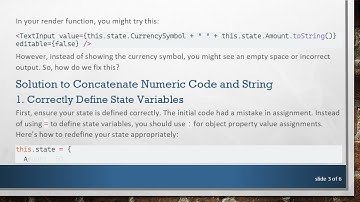 How to Dynamically Concatenate Numeric Code and String in TextInput using React Native