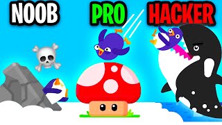 NOOB vs PRO vs HACKER In BOUNCEMASTERS!? (*NEW WORLD RECORD!?* EXPENSIVE APP GAME!)