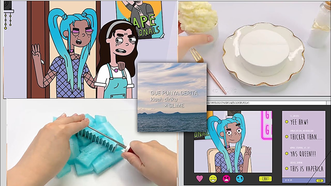 kisah diriku💭❗& asmr slime 🧚♀️💗 [ ayahku membuatku koma ]