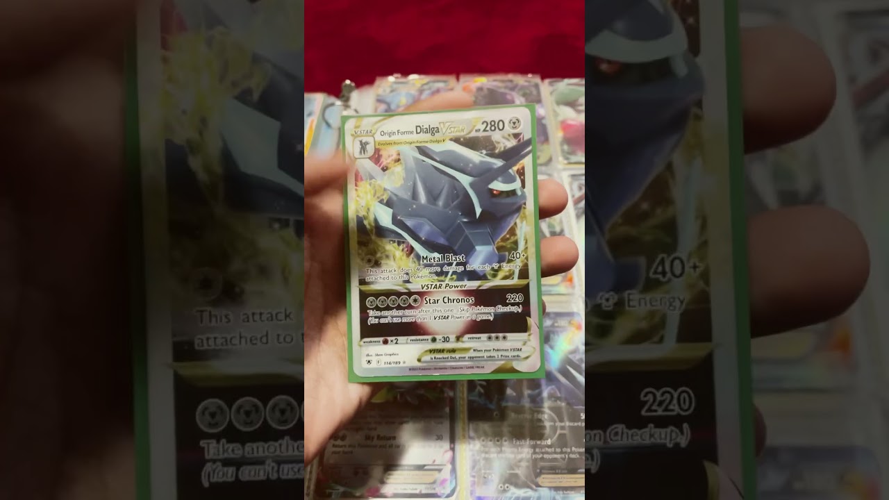 Origin Forme Dialga Vstar : rare pokemon card