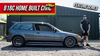 Pete's Home Built B18C Civic EF is a VTEC Joy Machine!