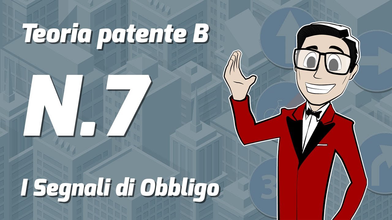 Teoria patente B | Lezione#7 - I Segnali di Obbligo | Mario Racconta