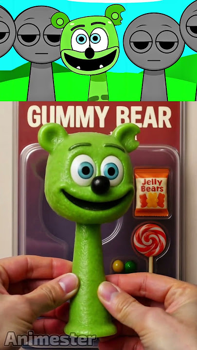 Incredibox Sprunki NEW OC - Gummy Bear (Unboxing Action Figure)!