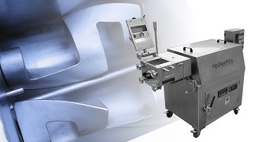 Lab-size Double Sigma Mixer (Model: PSG-3) by PerMix, tested with Plasticine