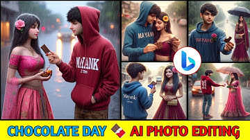 Chocolate Day 3D Ai image Editing | How To Create Chocolate Day 3D Ai image 2024