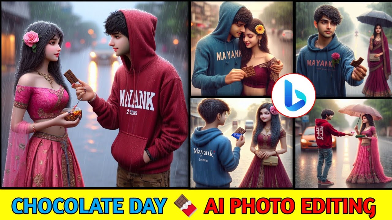 Chocolate Day 3D Ai image Editing | How To Create Chocolate Day 3D Ai image 2024