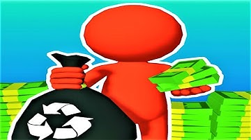 🤑 Idle Trash Tycoon ♻️ GAMEPLAY (Android, iOS)