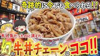 【ゆっくり解説】大人気だったのに突如消えた幻の牛丼チェーンについて