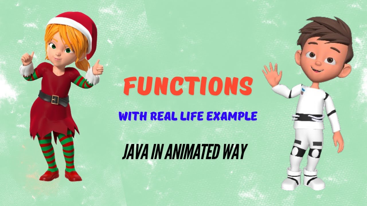 Functions in Java in animated way - YouTube