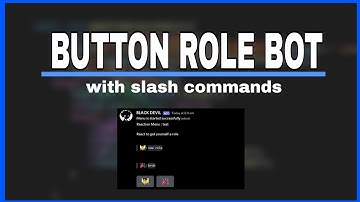 BUTTON ROLE BOT WITH SLASH CMDS || NO CODING || GAMING WITH GL