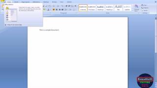 This video shows how to make a microsoft word document into pdf
straight from word. is for office 2007.