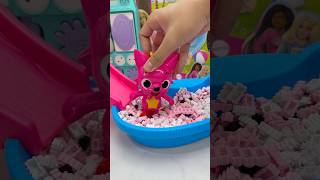 ASMR UNBOXING ODDLY SATISFYING REVIEW RELAXING BARBIE PINK FONG | ASMR #shorts