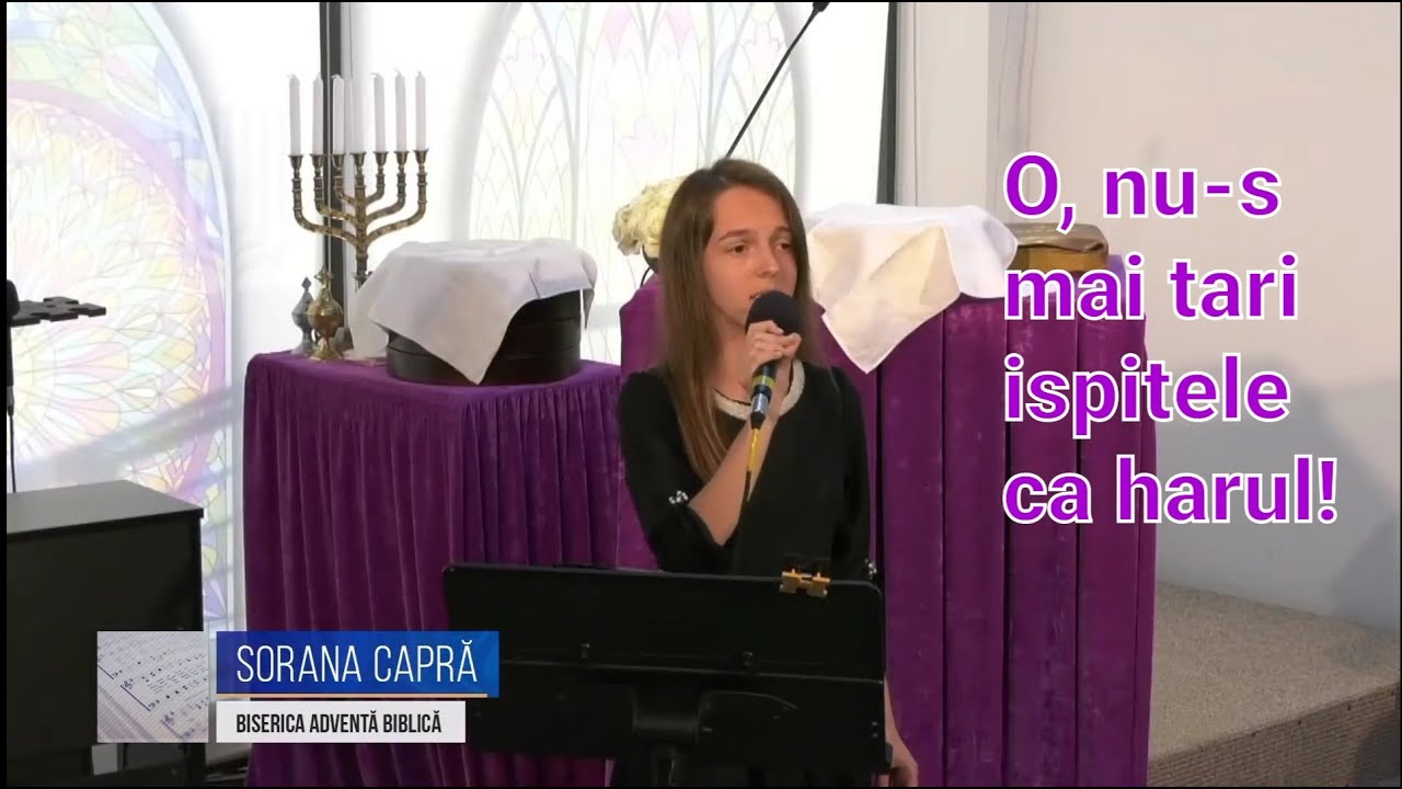 O, nu-s mai tari ispitele ca harul - SORANA