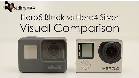 Hero5 Black VS Hero4 Silver - Visual Comparison - GoPro Tip #558 | MicBergsma