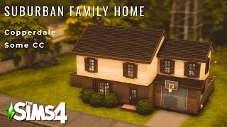 Nostalgic 2000s Suburban Family Home || Sims 4 Speedbuild || CC Links || Realistic