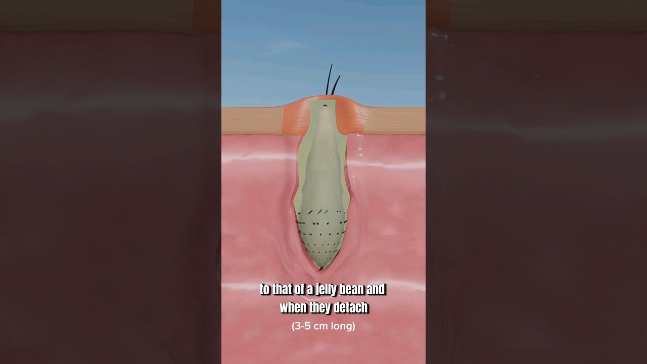 The parasitic process of human skin fly larvae 😱