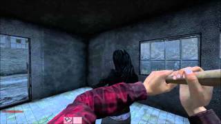 Melee fighting a zombie in DayZ screenshot 3