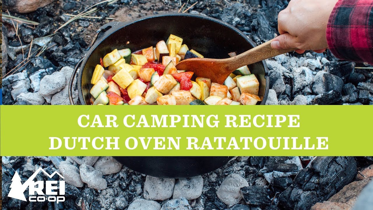 ⁣REI Camping Recipe: Dutch Oven Ratatouille