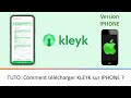 Tutoriel  comment tlcharger lapplication kleyk sur iphone 