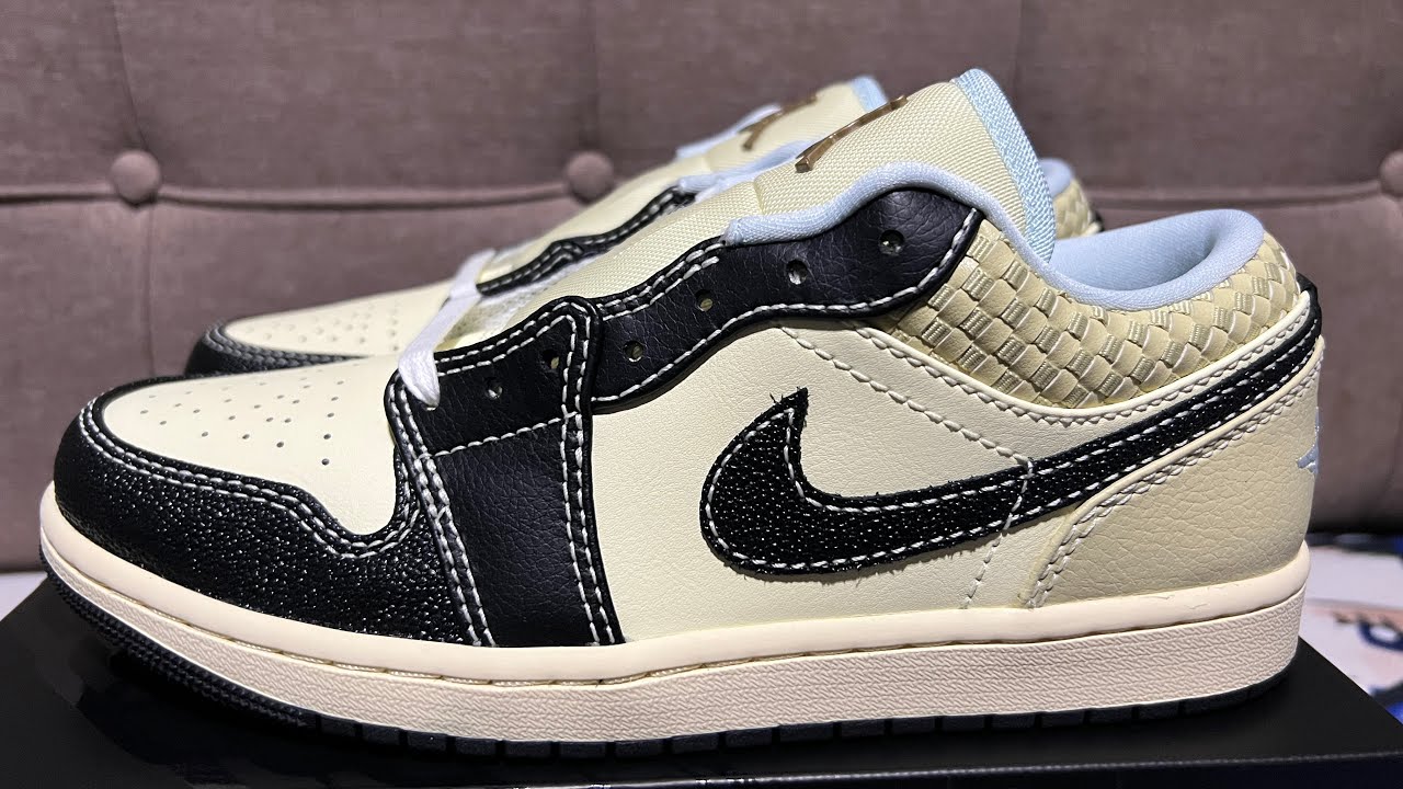 NIKE AIR JORDAN 1 LOW SE COCONUT MILK/BLACK-MUSLIN 国内発送 Unboxing Jordan 1 Low SE “Black Muslin”/“Coconut Milk” - YouTube
