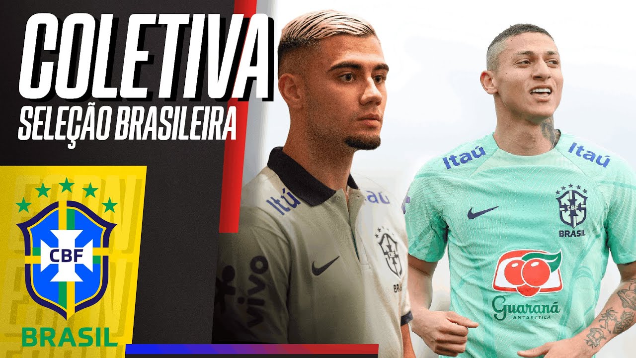 SELEÇÃO BRASILEIRA: entrevista coletiva Andreas Pereira e Richarlison AO  VIVO 