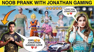 PRANK WITH JONATHAN GAMING😈 Random Rich Hot Girls Reaction😍After Seeing Jonathan All X-SUIT MAXX