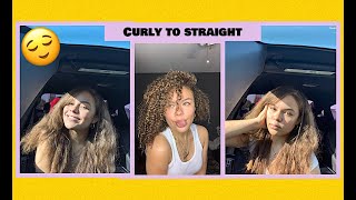 I STRAIGHTENED MY HAIR | Tahani Anderson